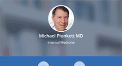 Desktop Screenshot of plunkettmd.com